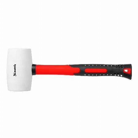 Киянка резиновая, 680 г, белая резина, фибергласовая рукоятка Matrix