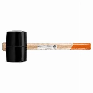 Киянка резиновая, 1130 г, черная резина, деревянная рукоятка Sparta