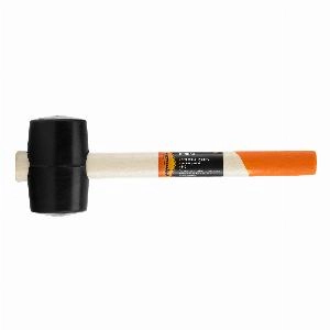 Киянка резиновая, 340 г, черная резина, деревянная рукоятка Sparta