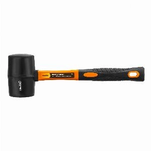 Киянка резиновая, 680 г, черная резина, фибергласовая рукоятка Sparta