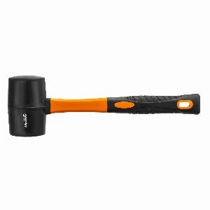 Киянка резиновая, 680 г, черная резина, фибергласовая рукоятка Sparta