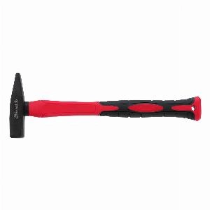 Молоток слесарный optimal, 300 г, фибергласовая обрезиненная рукоятка, квадратный боек Matrix