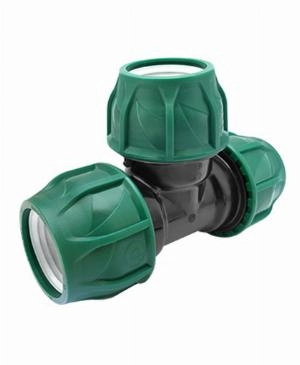 PN10 Тройник компрессионный равный 90