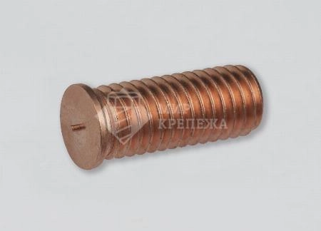 Шпилька приварная для конденсаторной сварки М 3х40 омедненная