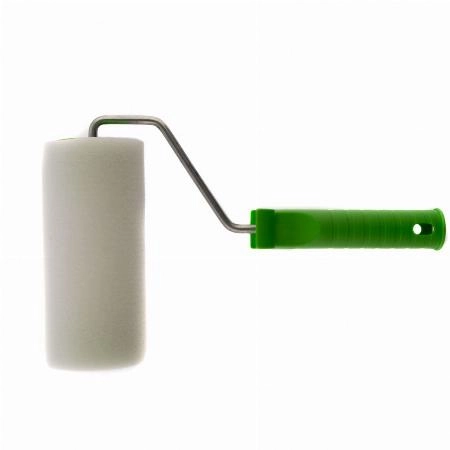 Валик "Поролон" с ручкой, 150 мм, D 48 мм, D ручки 6 мм Россия Сибртех