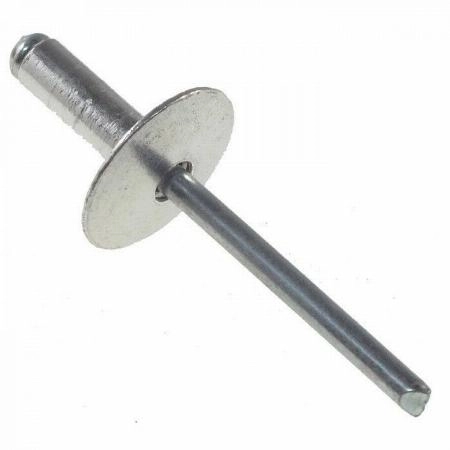 Заклепка вытяжная увеличенный борт ст/ст двухсторонняя 
