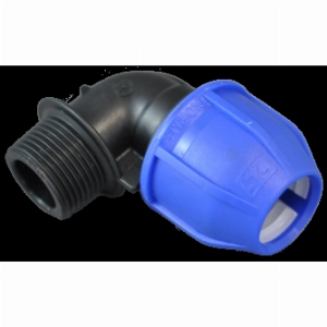 PN16 Отвод компрессионный с наружн.резьбой 40х1 1/2"