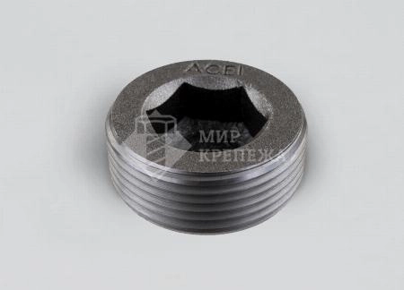 Пробка DIN 906 R1/4 сталь