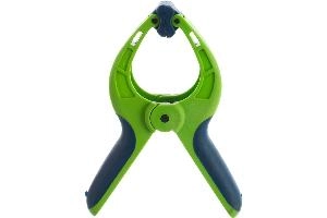 Струбцина клещеобразная 2-3/4, пластиковый корпус, двухкомпонентные рукоятки, усиленная пружина, 70 мм Сибртех