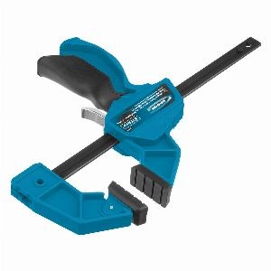 Струбцина реечная, быстрозажимная, пистолетного типа, пошаговый механизм, пластиковый корпус, 150 мм Gross