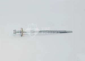 Саморез для сэндвич-панелей сверло РТ5 6,3х5,5х155 RAL 9003