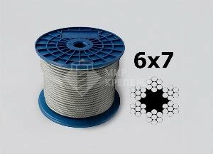 Трос DIN 3055 стальной 3 мм (42м)