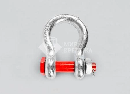 Скоба такелажная грузоподъемная омега 16 мм (с гайкой) G2130 2000 кг