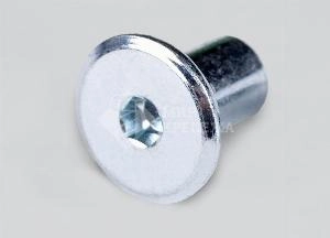 Гайка ERICSONA М6 цил. (SW4. L=12 мм) оц.