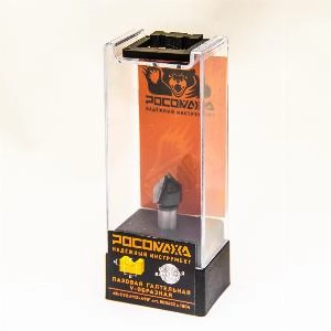 Фреза пазовая галтельная V-образная d8*D12*H12*A90° "РОСОМАХА" серия 1004