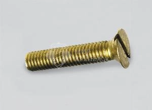 Винт DIN 963 М 1,6х10 латунь