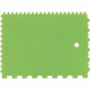 Шпатель для клея, пластмассовый, 130 х 170 мм, зубчатый Сибртех