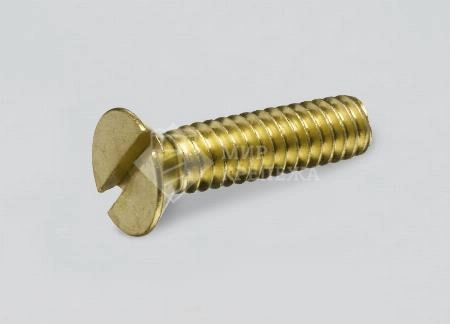Винт DIN 963 М 3х30 латунь