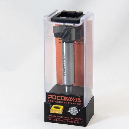 Фреза пазовая петлевая "ФОРСТНЕРА" d8*D28*H18 "РОСОМАХА" серия 1011