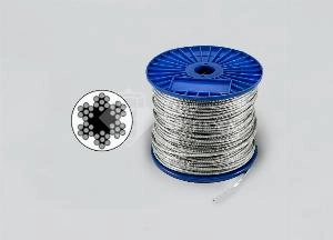 Трос DIN 3055 PVC 6/8 мм (22м)