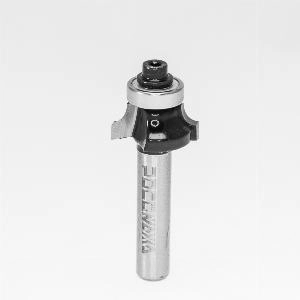 Фреза кромочная калевочная с нижним подшипником d8*D20*H8*R4 "РОСОМАХА" серия 1017