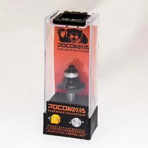 Фреза кромочная калевочная с нижним подшипником d8*D25*H11*R6 "РОСОМАХА" серия 1017