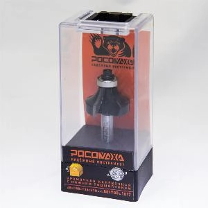 Фреза кромочная калевочная с нижним подшипником d8*D30*H16*R10 "РОСОМАХА" серия 1017