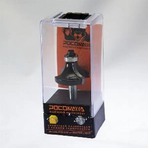 Фреза кромочная калевочная с нижним подшипником d8*D35*H18*R12 "РОСОМАХА" серия 1017