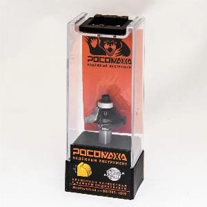 Фреза кромочная калевочная с нижним подшипником d8*D25*H11*R6 "РОСОМАХА" серия 1019