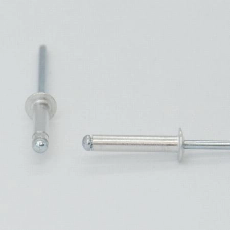 Заклепка DIN 7337 вытяжная стандартный борт 3,2х6 ал/ст