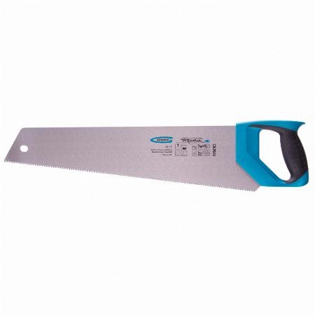 Ножовка по дереву Piranha, усиленное трапецевидное полотно, 500 мм, 11-12 TPI, зуб3D, каленый зуб, двухкомпонентная рукоятка