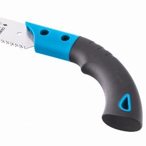 Пила по дереву Piranha, универсальные для кемпинга и сада, 330 мм, 9-10 TPI, каленый зуб 3D, двухкомпонентная рукоятка, пенал