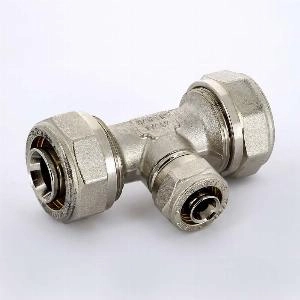 Тройник обжимной 26х16х26