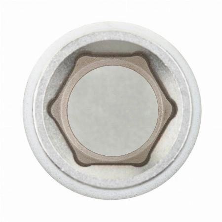 Головка торцевая, 19 мм, шестигранная, CrV, под квадрат 1/2, хромированная Matrix