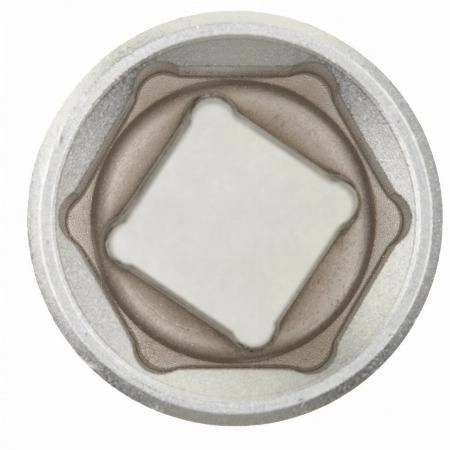 Головка торцевая, 32 мм, шестигранная, CrV, под квадрат 1/2, хромированная Matrix