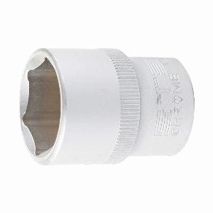 Головка торцевая, 16 мм, шестигранная, CrV, под квадрат 1/2 Stels