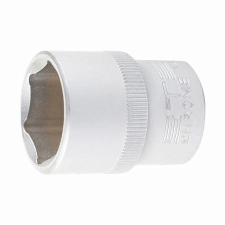 Головка торцевая, 22 мм, шестигранная, CrV, под квадрат 1/2 Stels