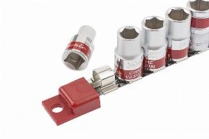 Набор торцевых головок, 3/8, шестигранные, CrV, 10 шт, 8-19 мм Matrix