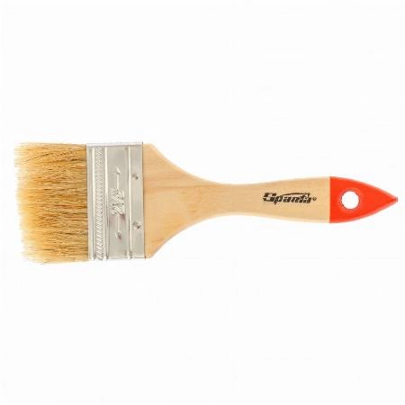 Кисть плоская Slimline 2.5" (63 мм), натуральная щетина, деревянная ручка Sparta