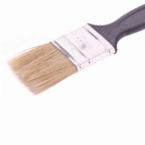 Кисть флейцевая "Стандарт", 35 х 6 мм, натуральная щетина, пластиковая ручка Сибртех