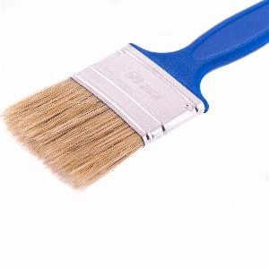 Кисть флейцевая "Эксперт", 50 х 6 мм, натуральная щетина, пластиковая ручка Сибртех