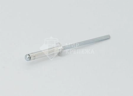 Заклепка DIN 7337 вытяжная стандартный борт 6,4х25(26) ал/ст BERNO