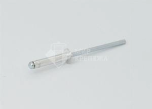 Заклепка DIN 7337 вытяжная стандартный борт 6х10 ал/ст FASTY