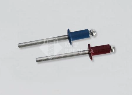 Заклепка DIN 7337 вытяжная стандартный борт 4,8х10 ал/ст