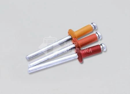 Заклепка вытяжная DIN 7337 стандартный борт 4х10 ст/ст