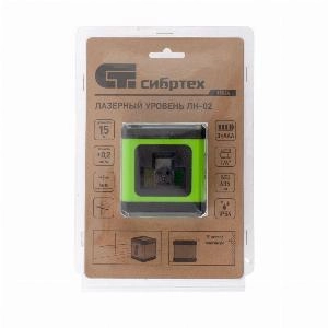 Лазерный уровень ЛН 02, 15 м, 635 нм, резьба 1/4" Сибртех