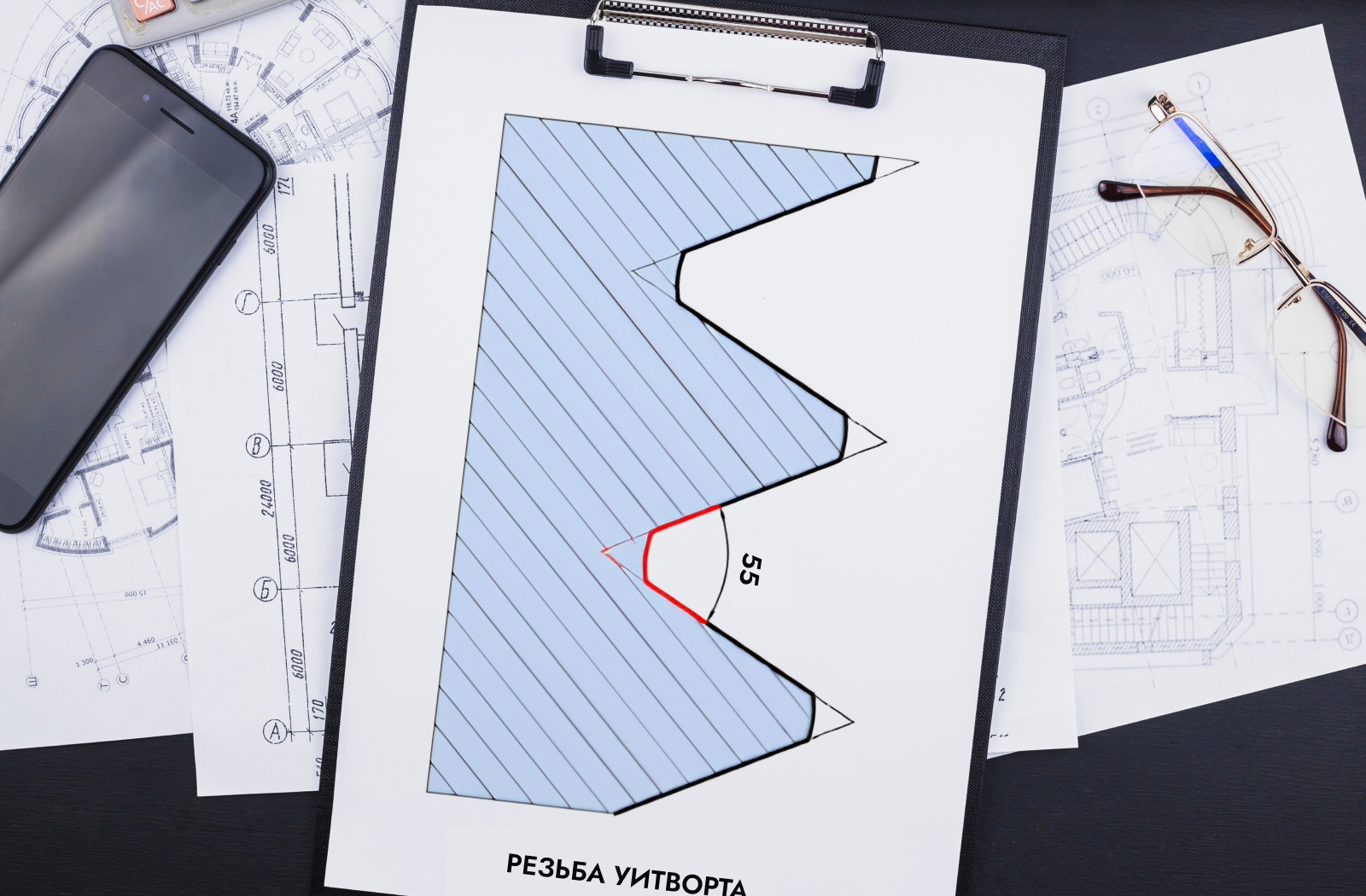 Британская дюймовая резьбы: Whitworth BSW, BSF, BSP, BSPT